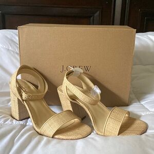 J Crew ankle strap heals